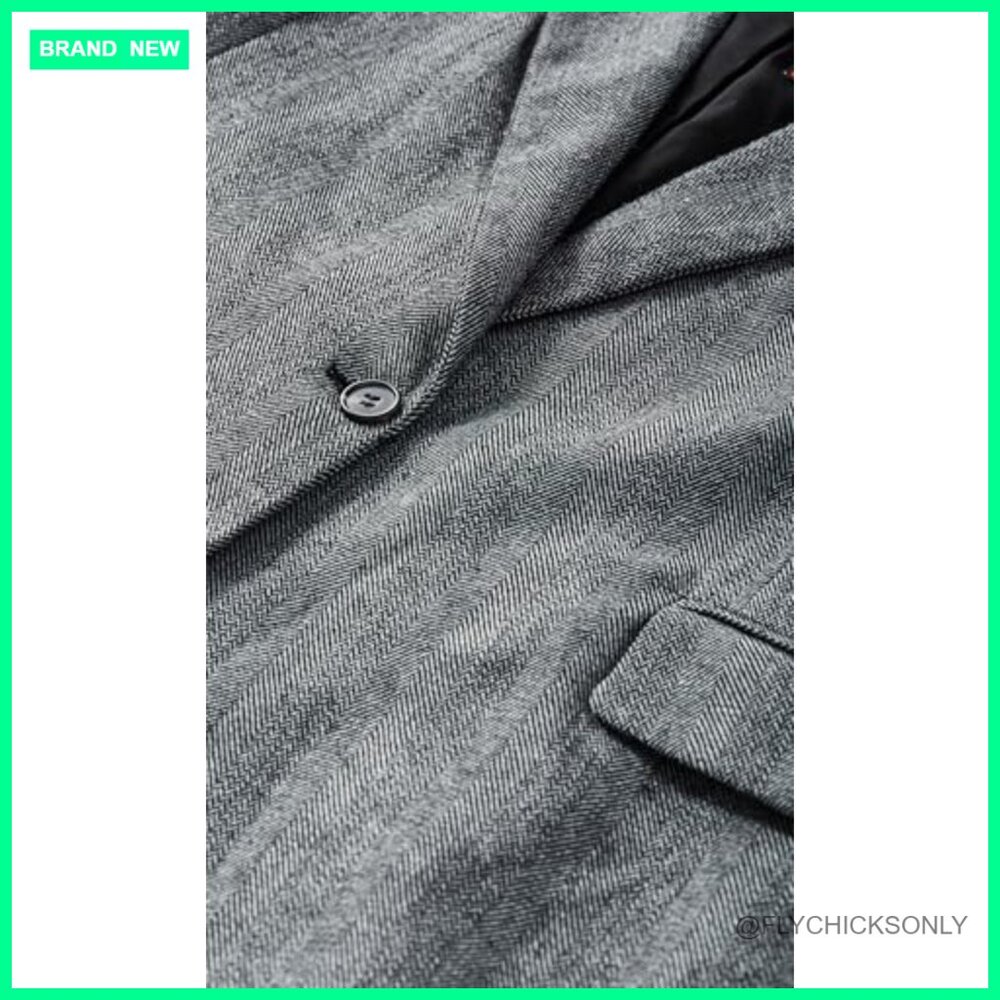 Polyester Blend Blazer With Button Closure For Bu… - image 6